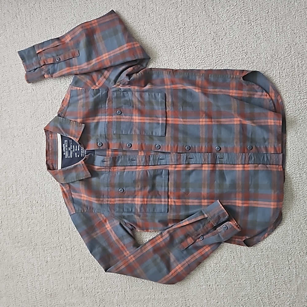 REI plaid shirt, Sm-Med